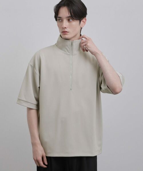 tk.TAKEO KIKUCHI / ティーケー タケオキクチ カットソー | ジョーゼットハーフジップ | 詳細2