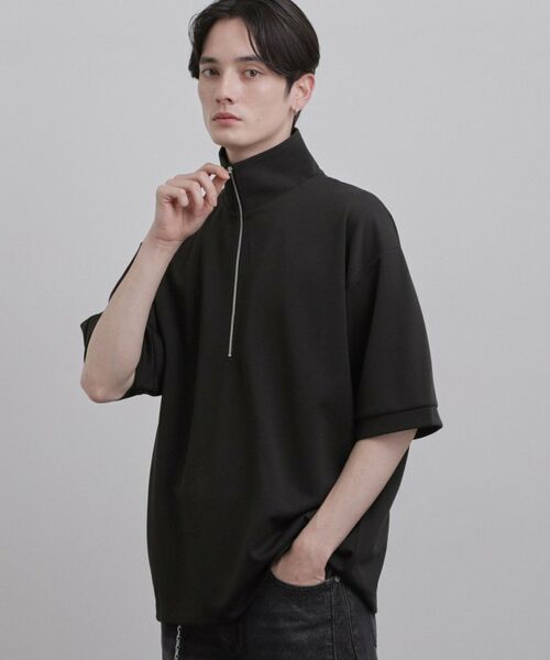 tk.TAKEO KIKUCHI / ティーケー タケオキクチ カットソー | ジョーゼットハーフジップ | 詳細6