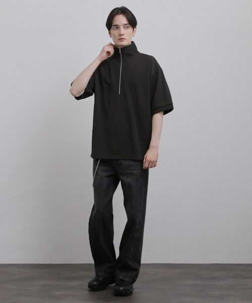tk.TAKEO KIKUCHI / ティーケー タケオキクチ カットソー | ジョーゼットハーフジップ | 詳細7
