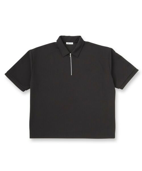 tk.TAKEO KIKUCHI / ティーケー タケオキクチ カットソー | ジョーゼットハーフジップポロカットソー | 詳細1