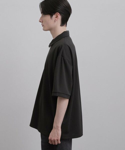 tk.TAKEO KIKUCHI / ティーケー タケオキクチ カットソー | ジョーゼットハーフジップポロカットソー | 詳細15