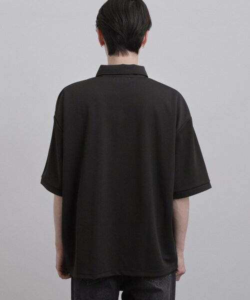 tk.TAKEO KIKUCHI / ティーケー タケオキクチ カットソー | ジョーゼットハーフジップポロカットソー | 詳細16