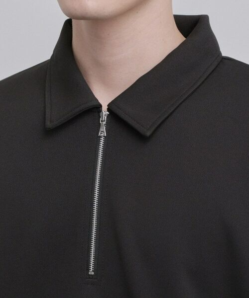 tk.TAKEO KIKUCHI / ティーケー タケオキクチ カットソー | ジョーゼットハーフジップポロカットソー | 詳細17