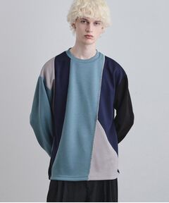 tk.TAKEO KIKUCHI / ティーケー タケオキクチ カットソー | ダイヤゴナルブランケットカットソー