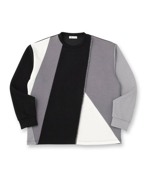 tk.TAKEO KIKUCHI / ティーケー タケオキクチ カットソー | ダイヤゴナルブランケットカットソー | 詳細1