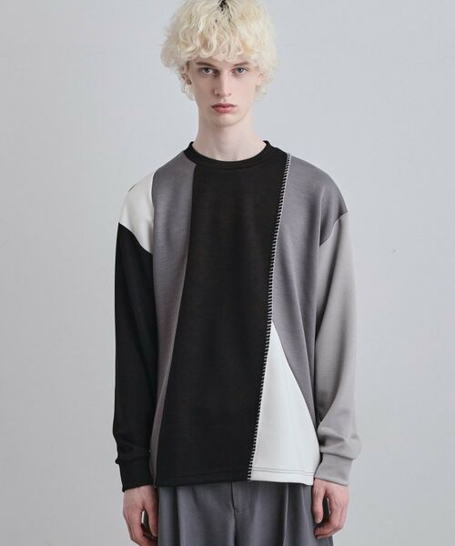 tk.TAKEO KIKUCHI / ティーケー タケオキクチ カットソー | ダイヤゴナルブランケットカットソー | 詳細14