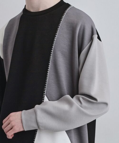 tk.TAKEO KIKUCHI / ティーケー タケオキクチ カットソー | ダイヤゴナルブランケットカットソー | 詳細18