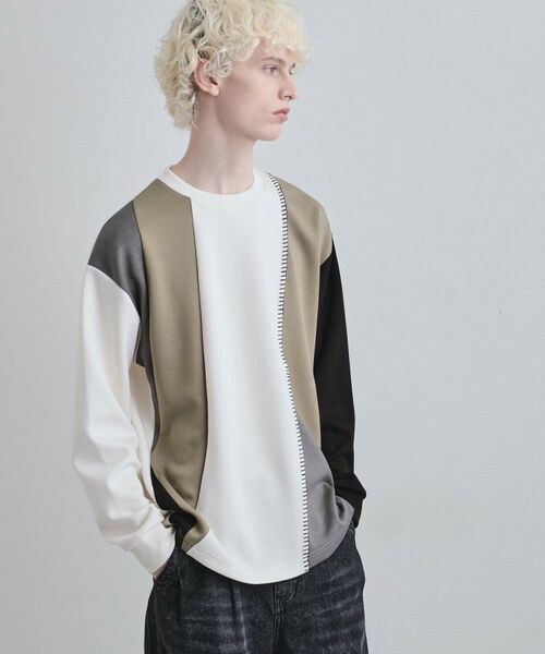 tk.TAKEO KIKUCHI / ティーケー タケオキクチ カットソー | ダイヤゴナルブランケットカットソー | 詳細2