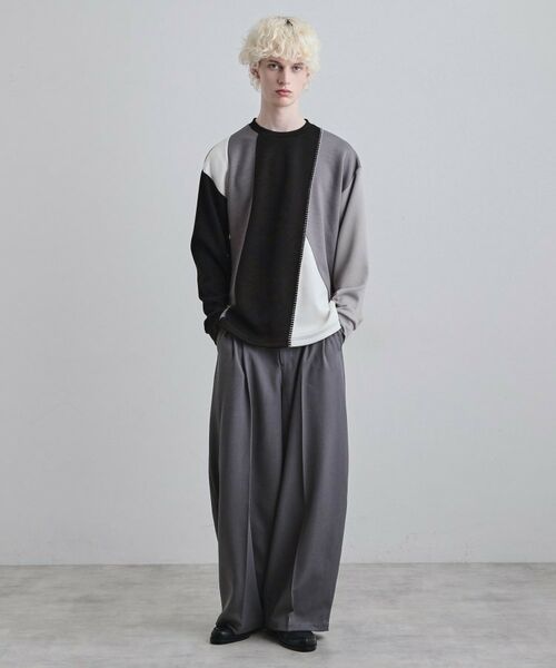 tk.TAKEO KIKUCHI / ティーケー タケオキクチ カットソー | ダイヤゴナルブランケットカットソー | 詳細7