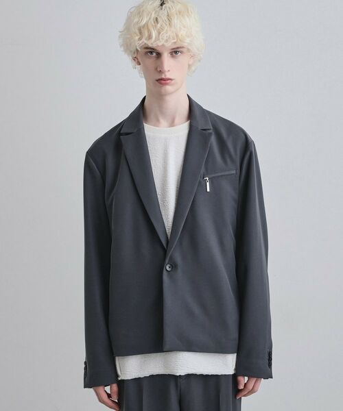 tk.TAKEO KIKUCHI / ティーケー タケオキクチ テーラードジャケット | 【セットアップ対応】クロップドジャケット | 詳細10