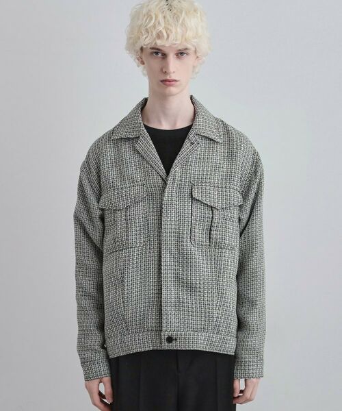 tk.TAKEO KIKUCHI / ティーケー タケオキクチ レザーブルゾン・ジャケット | オフィサージャケット | 詳細10