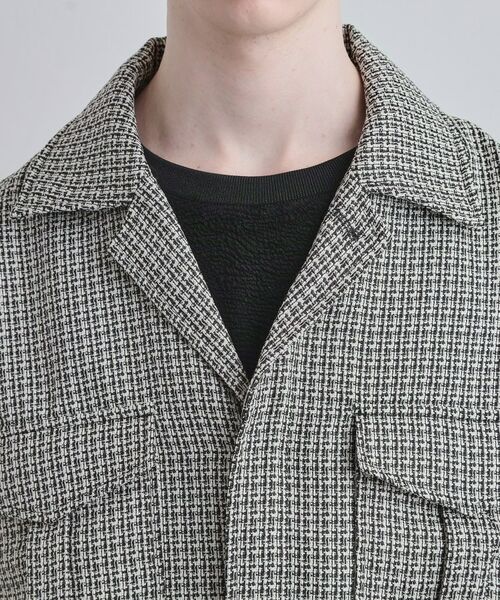 tk.TAKEO KIKUCHI / ティーケー タケオキクチ レザーブルゾン・ジャケット | オフィサージャケット | 詳細14