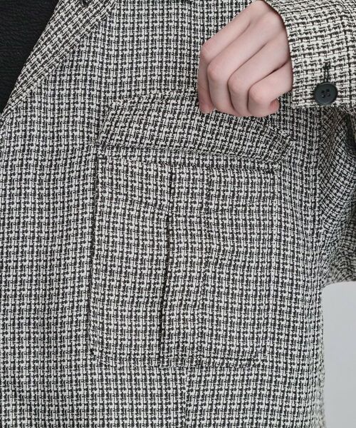 tk.TAKEO KIKUCHI / ティーケー タケオキクチ レザーブルゾン・ジャケット | オフィサージャケット | 詳細17