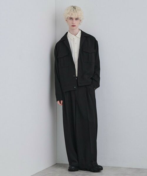 tk.TAKEO KIKUCHI / ティーケー タケオキクチ レザーブルゾン・ジャケット | オフィサージャケット | 詳細3