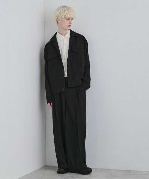 tk.TAKEO KIKUCHI / ティーケー タケオキクチ レザーブルゾン・ジャケット | オフィサージャケット | 詳細4