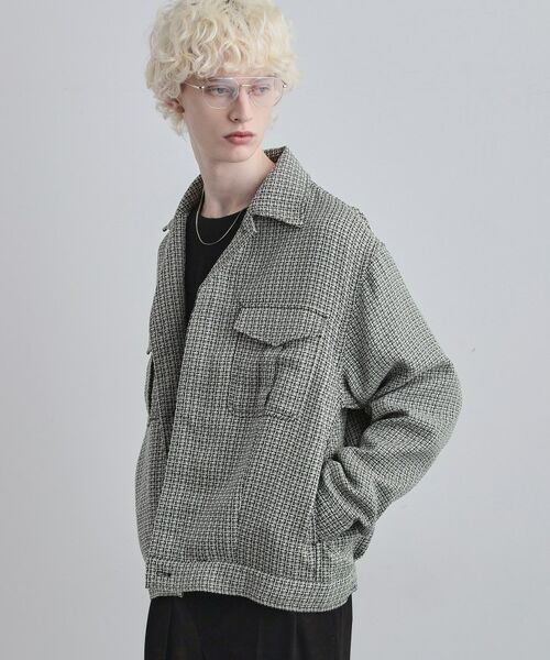 tk.TAKEO KIKUCHI / ティーケー タケオキクチ レザーブルゾン・ジャケット | オフィサージャケット | 詳細6