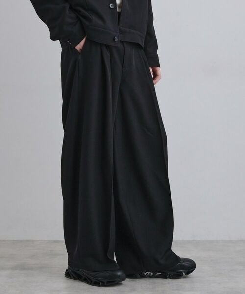 tk.TAKEO KIKUCHI / ティーケー タケオキクチ パンツ | バギースラックス（ブラック(019)）