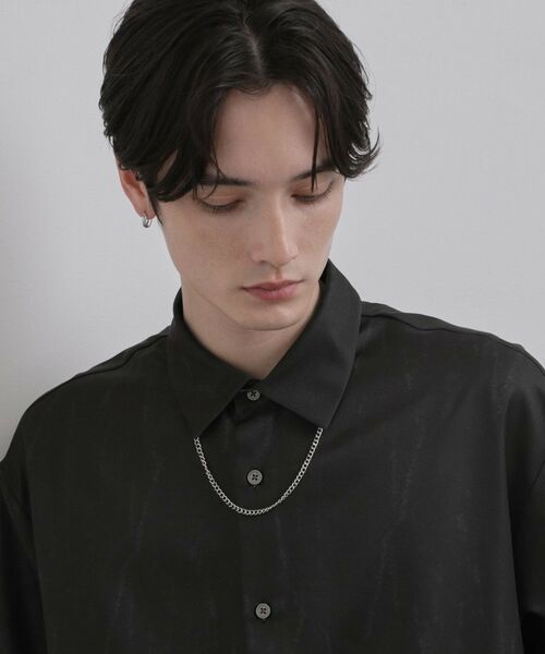 tk.TAKEO KIKUCHI / ティーケー タケオキクチ シャツ・ブラウス | 【ネックレス付き】プリントシャツ | 詳細8