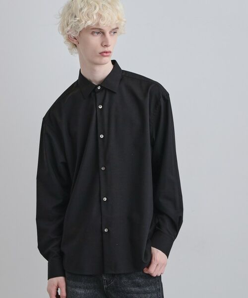 tk.TAKEO KIKUCHI / ティーケー タケオキクチ シャツ・ブラウス | スタンダードシャツ（ブラック(019)）