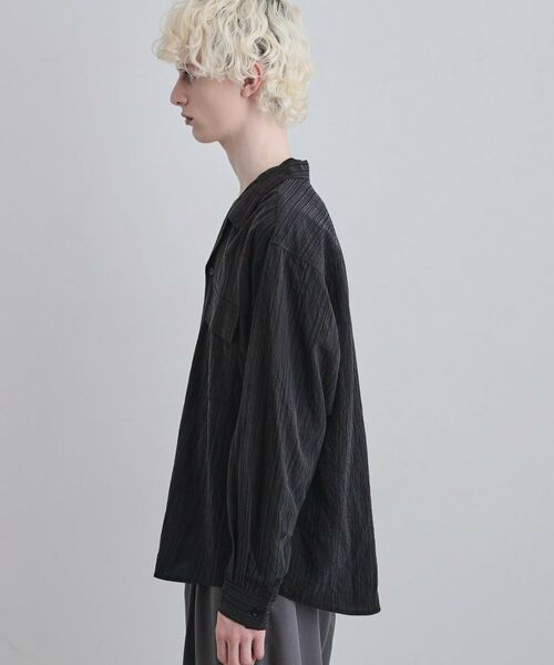 tk.TAKEO KIKUCHI / ティーケー タケオキクチ シャツ・ブラウス | シアーストライプシャツ | 詳細11