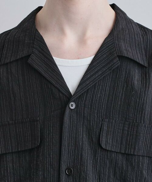 tk.TAKEO KIKUCHI / ティーケー タケオキクチ シャツ・ブラウス | シアーストライプシャツ | 詳細13