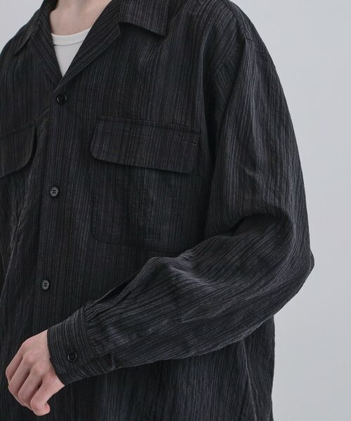 tk.TAKEO KIKUCHI / ティーケー タケオキクチ シャツ・ブラウス | シアーストライプシャツ | 詳細14