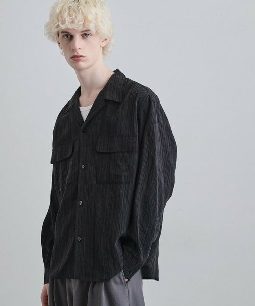 tk.TAKEO KIKUCHI / ティーケー タケオキクチ シャツ・ブラウス | シアーストライプシャツ | 詳細6