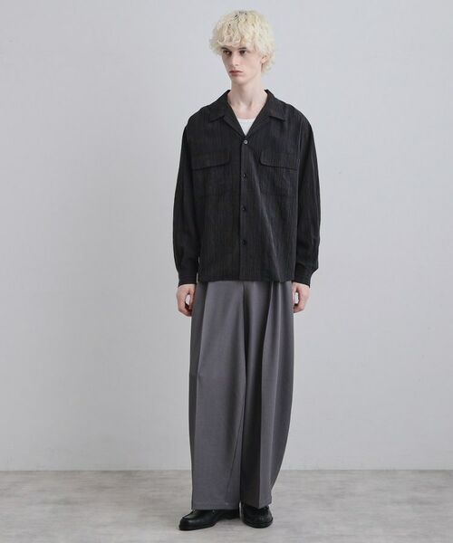 tk.TAKEO KIKUCHI / ティーケー タケオキクチ シャツ・ブラウス | シアーストライプシャツ | 詳細7