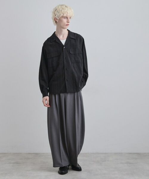 tk.TAKEO KIKUCHI / ティーケー タケオキクチ シャツ・ブラウス | シアーストライプシャツ | 詳細8