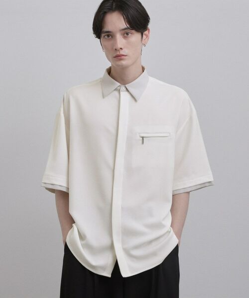 tk.TAKEO KIKUCHI / ティーケー タケオキクチ シャツ・ブラウス | クレリックシャツ | 詳細2