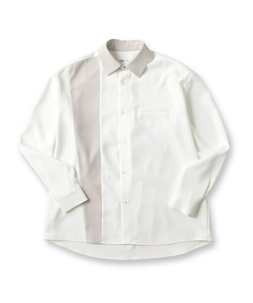 tk.TAKEO KIKUCHI / ティーケー タケオキクチ シャツ・ブラウス | カラーブロックシャツ | 詳細1