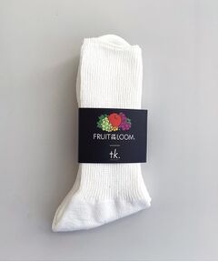 tk.TAKEO KIKUCHI / ティーケー タケオキクチ ソックス | 【別注】FRUIT OF THE LOOM ルーズフィットソックス