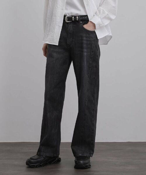 tk.TAKEO KIKUCHI / ティーケー タケオキクチ ベルト・サスペンダー | 【牛革】メッシュウェスタンベルト | 詳細3