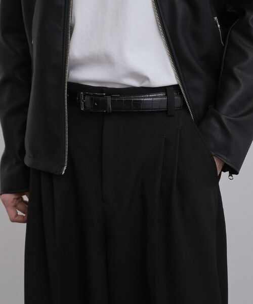 tk.TAKEO KIKUCHI / ティーケー タケオキクチ ベルト・サスペンダー | アニマルリバーナローベルト | 詳細12