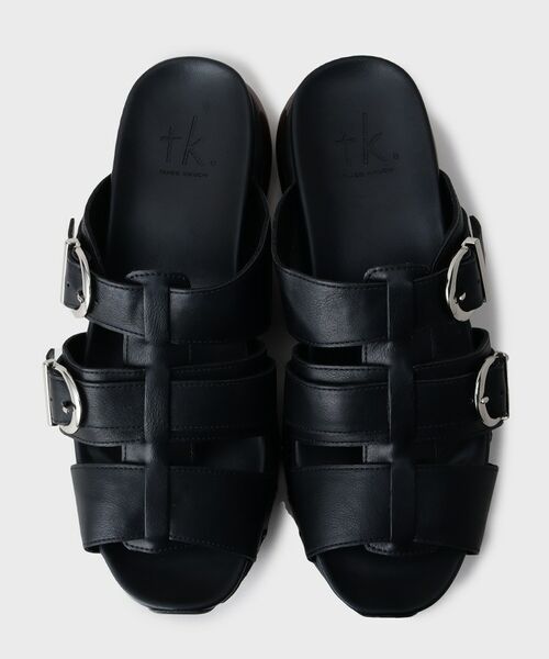 tk.TAKEO KIKUCHI / ティーケー タケオキクチ サンダル | 【4cmUP】クリアソールアソートサンダル | 詳細4