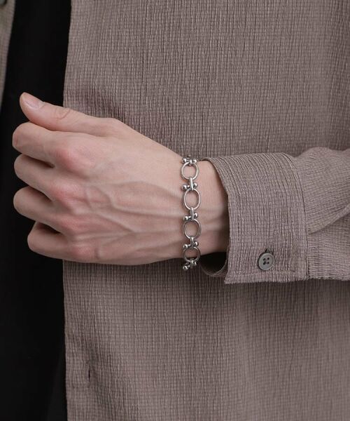 tk.TAKEO KIKUCHI / ティーケー タケオキクチ ブレスレット・バングル | 【ステンレス】ボールドアソートブレスレット（シルバー(206)）