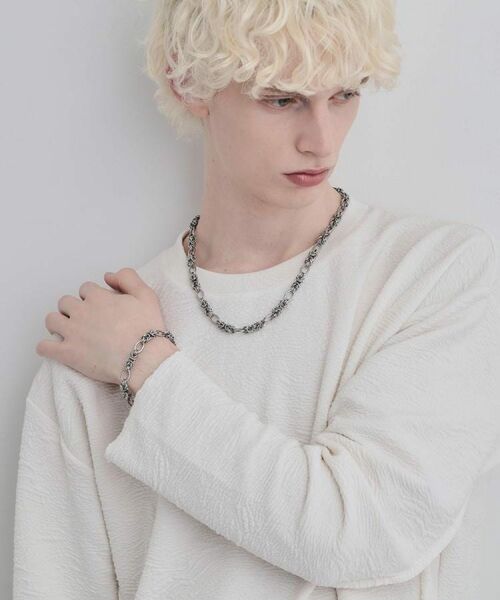 tk.TAKEO KIKUCHI / ティーケー タケオキクチ ブレスレット・バングル | 【エントゥワイン】ステンレスブレスレット | 詳細10