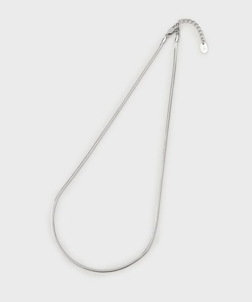 tk.TAKEO KIKUCHI / ティーケー タケオキクチ ネックレス・ペンダント・チョーカー | ステンレスナロースネークネックレス | 詳細1