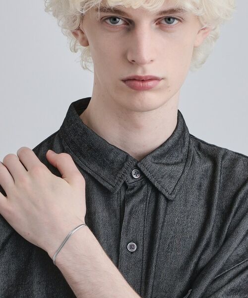 tk.TAKEO KIKUCHI / ティーケー タケオキクチ ブレスレット・バングル | ステンレスナロースネークブレスレット | 詳細6