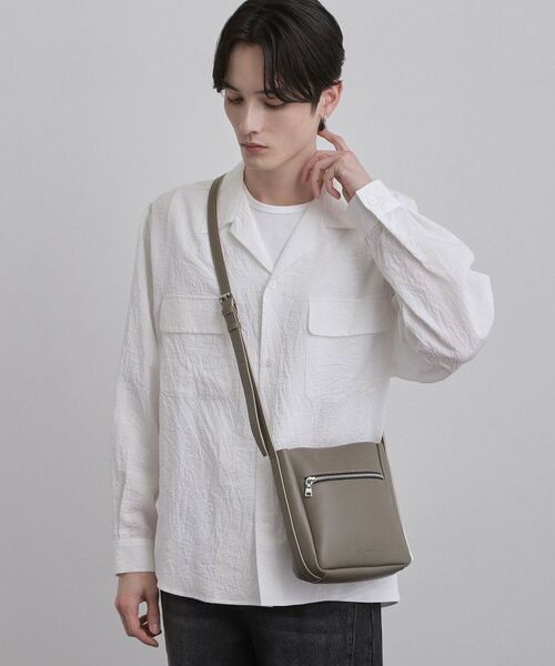 tk.TAKEO KIKUCHI / ティーケー タケオキクチ ショルダーバッグ | ソレッタミニショルダーバッグ（グレージュ(050)）