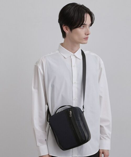 tk.TAKEO KIKUCHI / ティーケー タケオキクチ ショルダーバッグ | 【保冷】ボックスミニショルダーバッグ（ネイビー(094)）