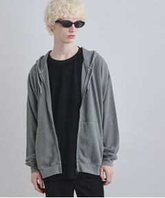 tk.TAKEO KIKUCHI / ティーケー タケオキクチ パーカー | ヴィンテージワッフルジップパーカー