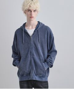 tk.TAKEO KIKUCHI / ティーケー タケオキクチ パーカー | ヴィンテージワッフルジップパーカー