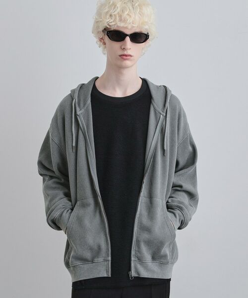 tk.TAKEO KIKUCHI / ティーケー タケオキクチ パーカー | ヴィンテージワッフルジップパーカー | 詳細1