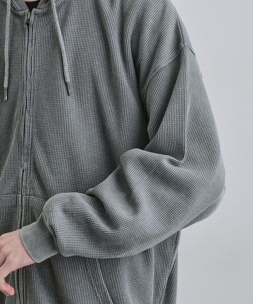 tk.TAKEO KIKUCHI / ティーケー タケオキクチ パーカー | ヴィンテージワッフルジップパーカー | 詳細17