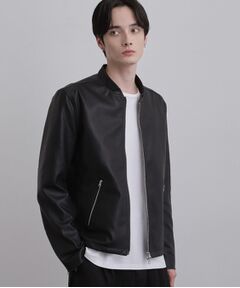 tk.TAKEO KIKUCHI / ティーケー タケオキクチ レザーブルゾン・ジャケット | シングルライダースジャケット