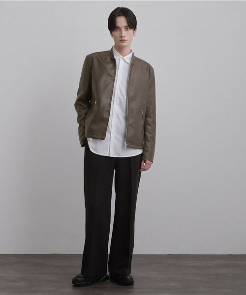 tk.TAKEO KIKUCHI / ティーケー タケオキクチ レザーブルゾン・ジャケット | シングルライダースジャケット | 詳細11