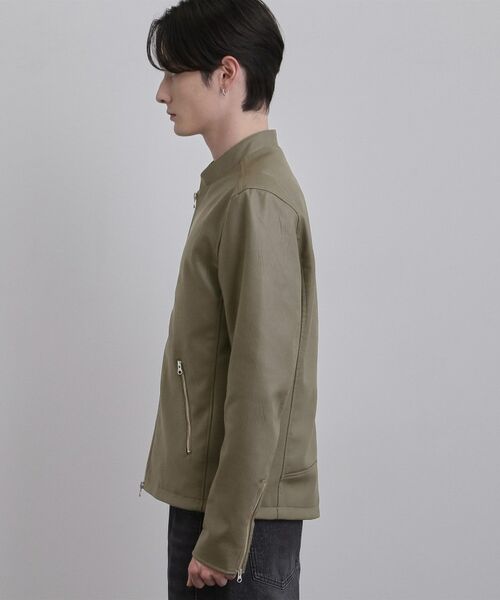 tk.TAKEO KIKUCHI / ティーケー タケオキクチ レザーブルゾン・ジャケット | シングルライダースジャケット | 詳細14