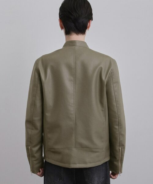 tk.TAKEO KIKUCHI / ティーケー タケオキクチ レザーブルゾン・ジャケット | シングルライダースジャケット | 詳細15