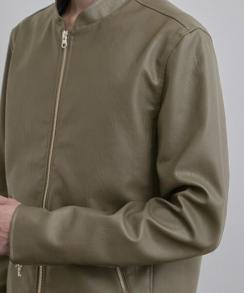 tk.TAKEO KIKUCHI / ティーケー タケオキクチ レザーブルゾン・ジャケット | シングルライダースジャケット | 詳細17